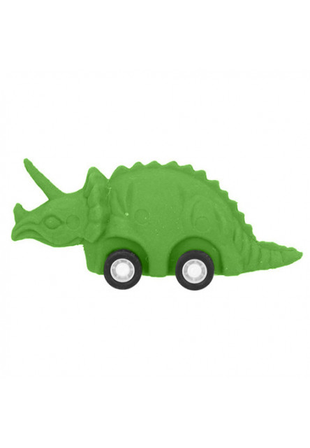ASST | Gumový dinosurus - Triceratops zelený 